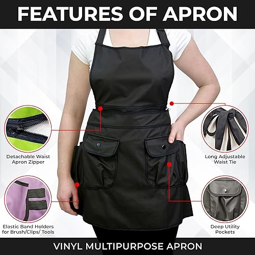 Miniatura 4 de CHARLENE Courtney Convertible Zip Delantal #9044