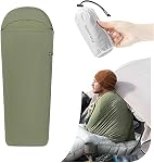 Naturehike Linge de sac de couchage Ultra-léger 4.51oz - sac de couchage pour adultes & Feuilles de voyage de voyage Sleep Sack & Feuille de camping pour Backpacking, Hôtel, Auberges, Comfy & Soin facile, longueur totale