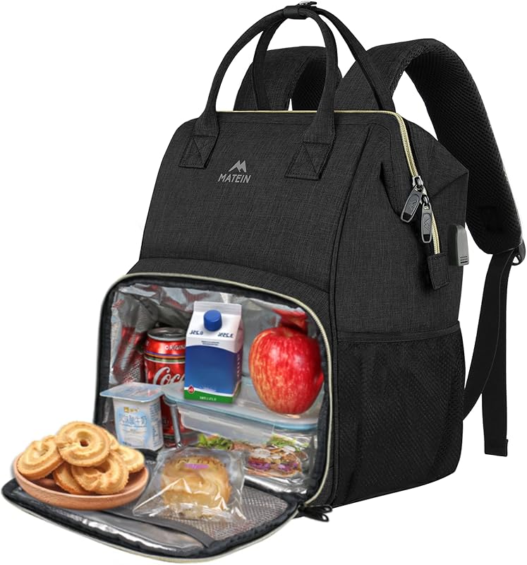 MATEIN Mochila de almoço para homens e mulheres em oferta na Shopee MATEIN Mochila de almoço para homens e mulheres em oferta na Shopee