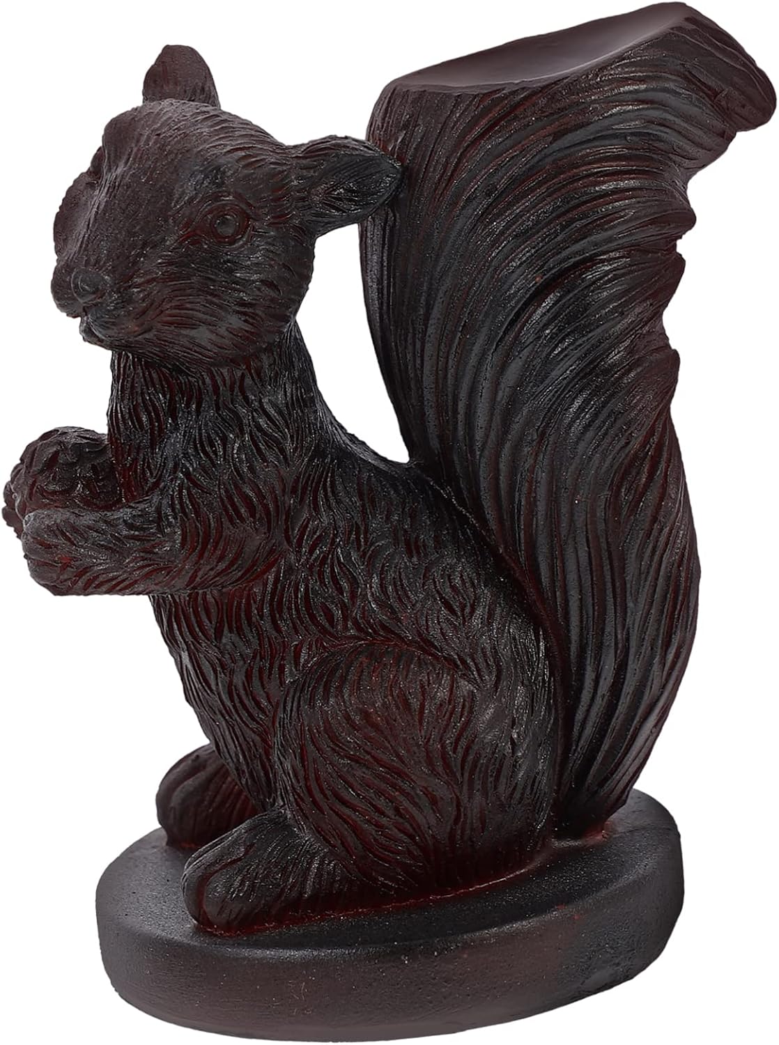 Crystal Balls Display Stand Resin Squirrel Ornament Home Office Decoration