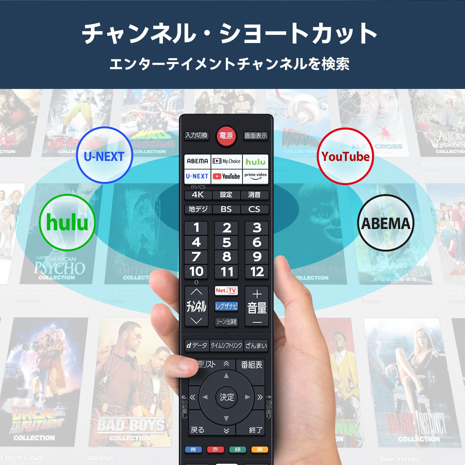 Amazon.co.jp: テレビリモコン CT-90495 for TOSHIBA 東芝リモコン