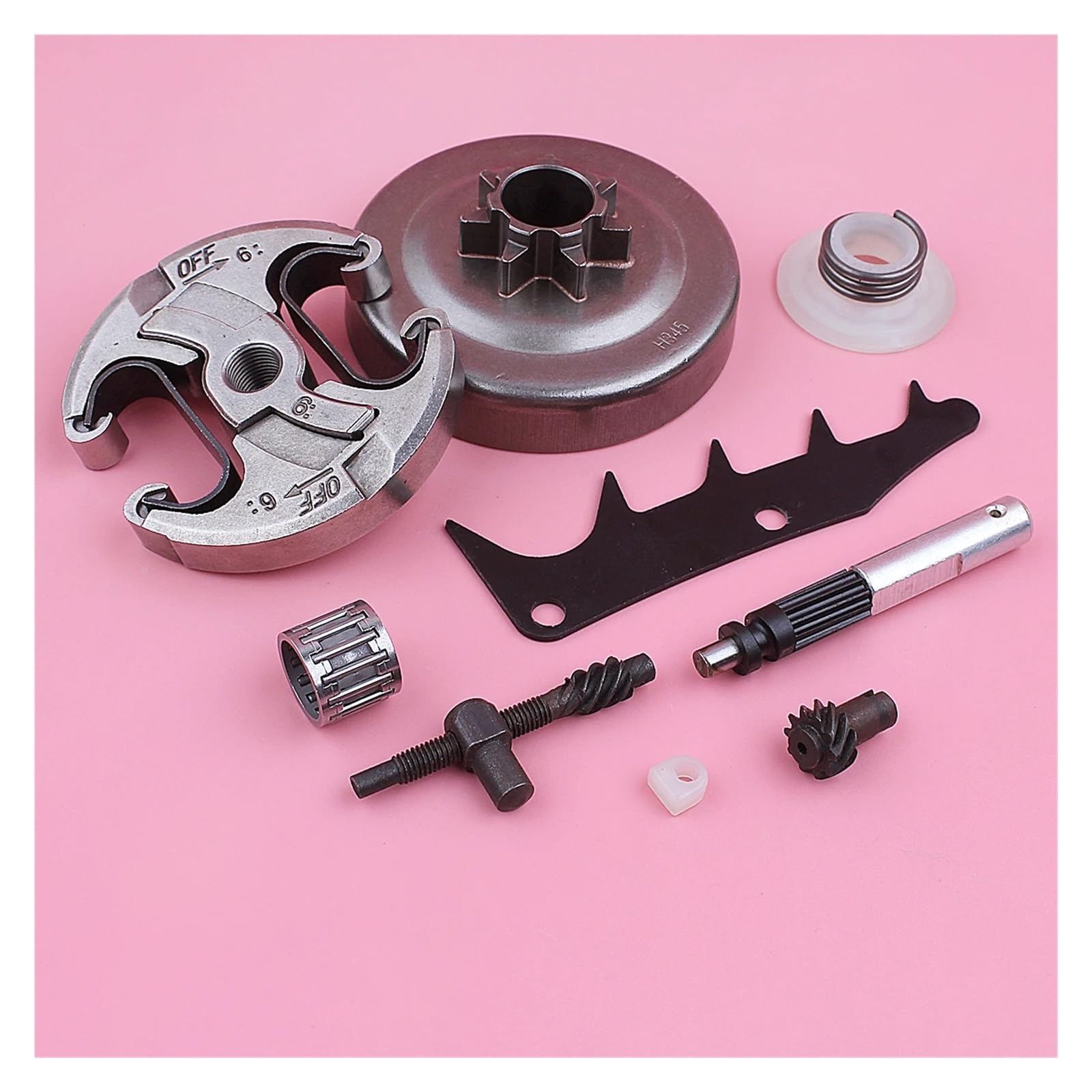 Tamburo Frizione .325 7T Adatto for Kit tendicatena Olio ingranaggio a Vite Senza fine 445 450 Pezzi di Ricambio for Motosega 578097901 503905901