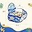 LOJETON Kids Ball Pit, Pop Up Children Play Tent, Toddler Ball Pool Baby Crawl Playpen with Basketball Hoop, Portable Toys for Girls Boys, 4 ft / 120 cm, Balls Not Included, Ocean