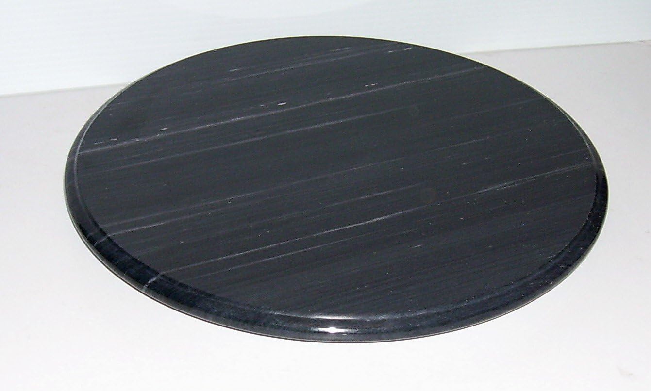 Black Marble Lazy Susan 14 Inch