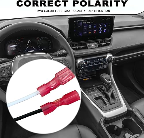 Miniatura 7 de Arnés de altavoz 72-8104 compatible con Toyota Tacoma Tundra Camry Corolla 4 Runner Scion Pontiac para puerta delantera y trasera de coche,