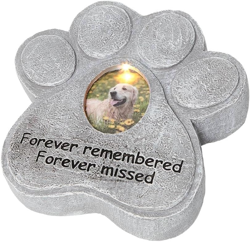 Solar Pet Memorial Photo Frames - Cat