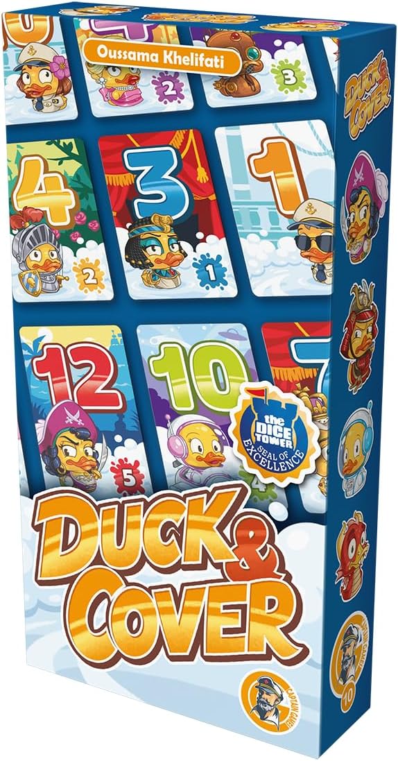 Captain Games, Duck & Cover, Family Game, 2-7 Players, from 8+ Years, 20 Minutes, German