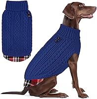 Vista 20 de KYEESE Suéter suave para perros pequeños, hembras, abrigado, de cuello alto, ropa elástica de punto para gatos, abrigo cómodo para mascotas