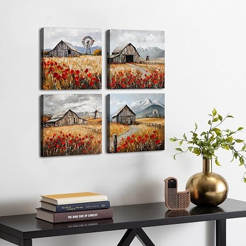 Miniatura 177 de Decoración rústica de cabaña, arte de pared de oso de vida silvestre, bosque, guardería, águila, lobo, alce, ciervo, imágenes para sala de estar,