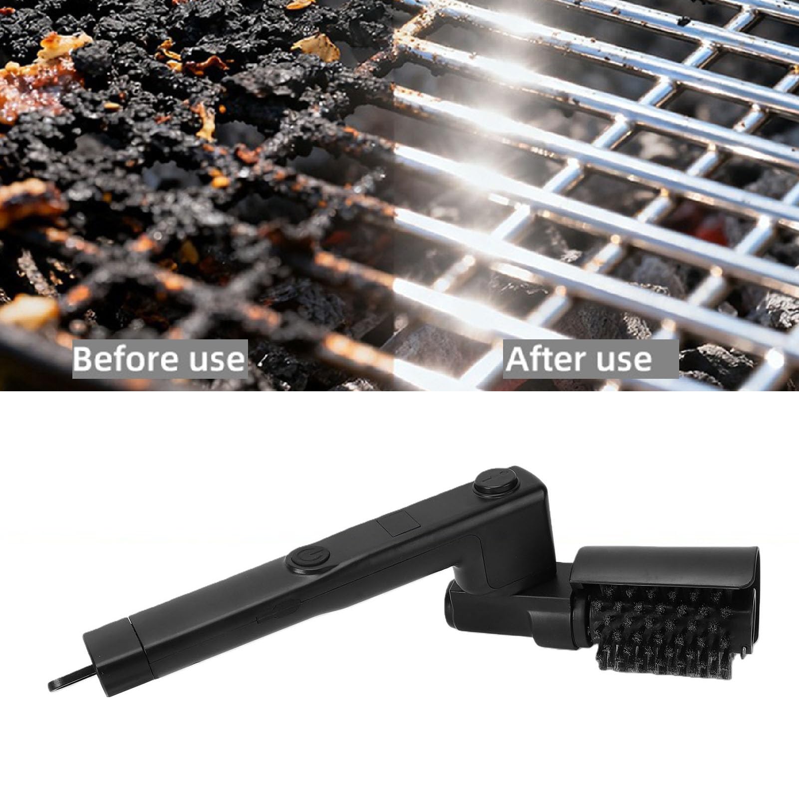 Spazzola per Barbecue Elettrica, Pulizia Efficiente e Versatile con