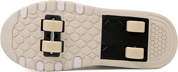 Scarpe da Skateboard a Due Ruote per Ragazze e Ragazzi, Scarpe da Ginnastica con Ruote Retrattili, Scarpe Pattini per Bambini, Perfette per Feste, Compleanni, Pasqua, Natale - 3