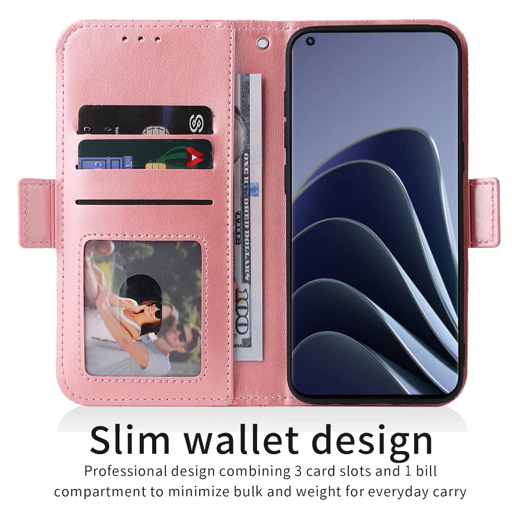 Cover Compatibile Con OnePlus 10 Pro 5G con Cordino,Flip