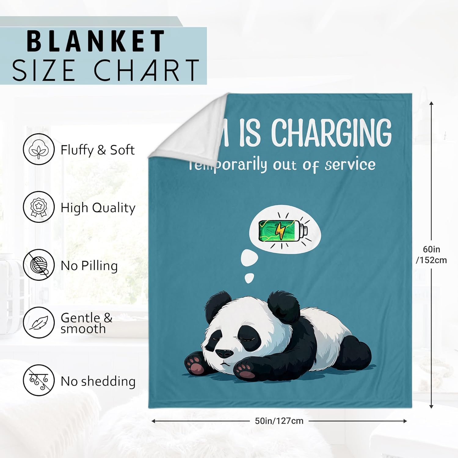 Mom Birthday Gifts, Funny Mom Blanket 60"x50", Mothers Day Christmas Day Gift, Fluffy Mother’s Gift Throws Blanket for Thanksgiving - Image 2