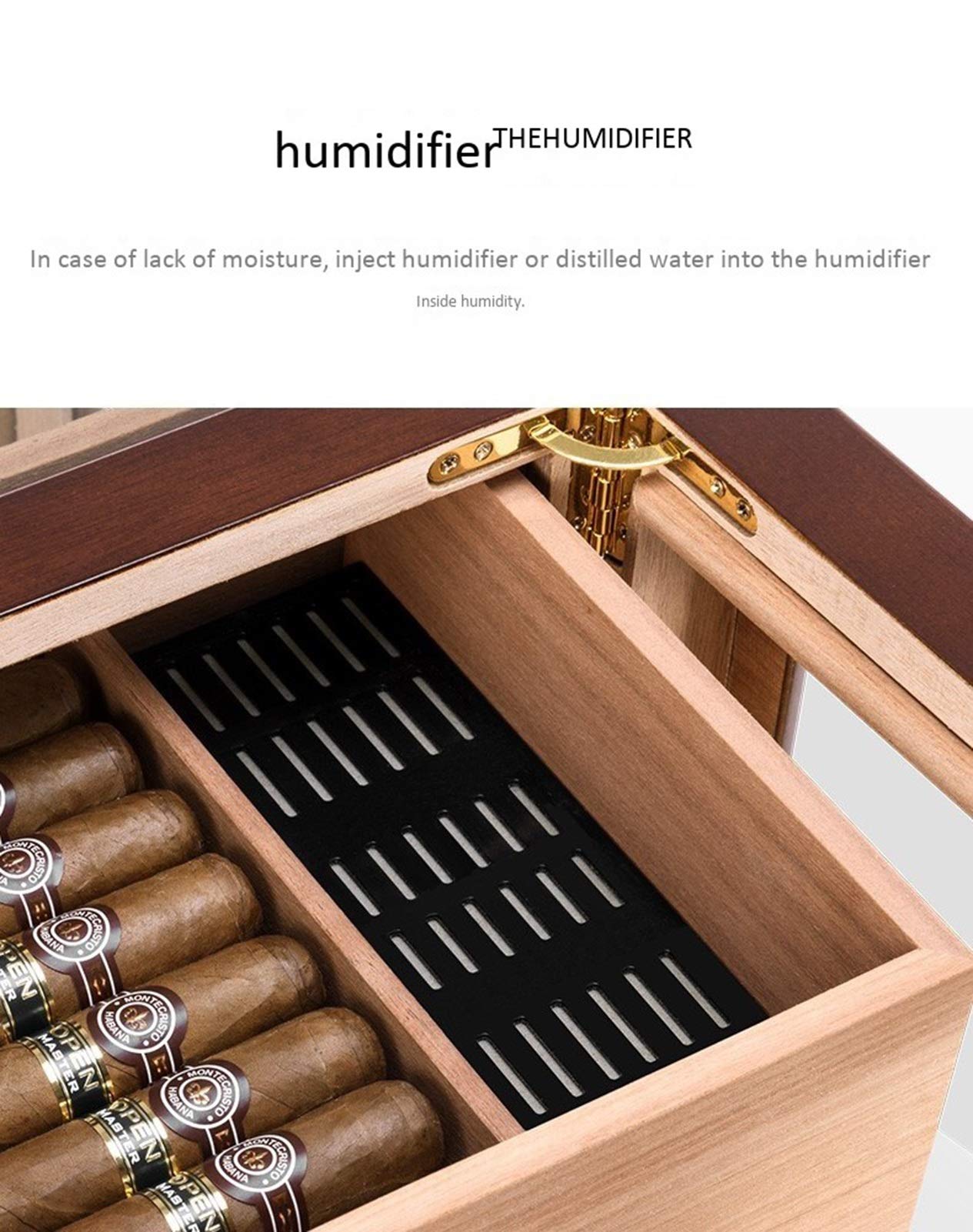 Armadietto Per Sigari KingChii Da 48 Litri - Con Controllo Umidità E Temperatura - Foto 12