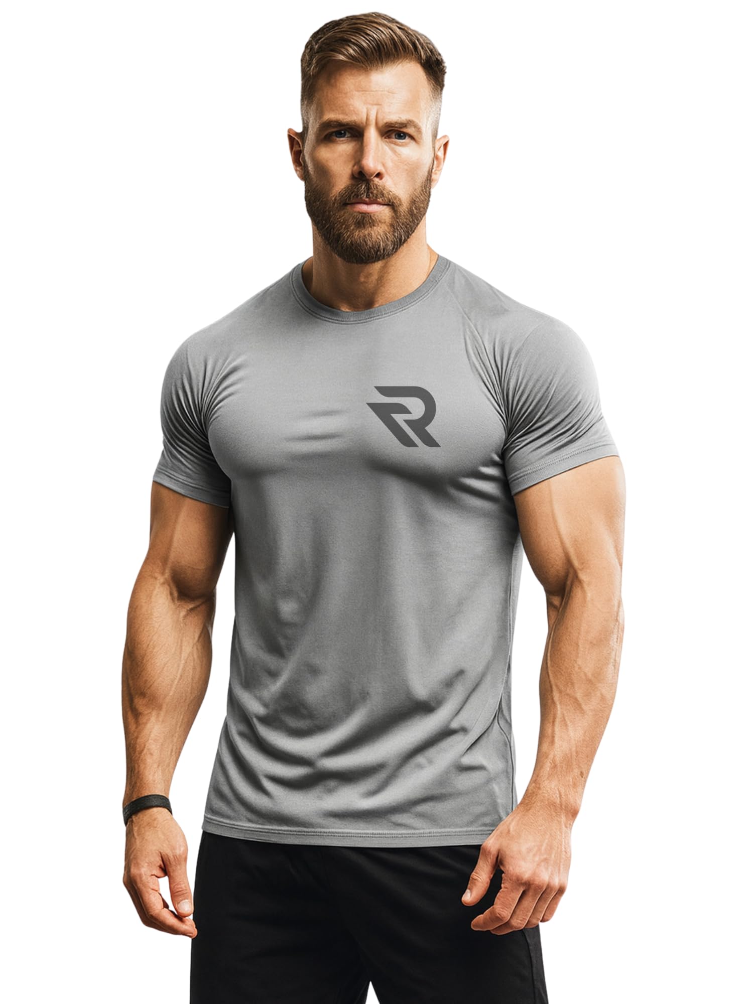 3Colours RGB Polyester T-Shirt - High-Performance, Quick-Dry Sportswear-Run