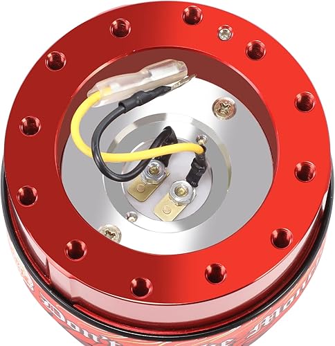 Miniatura 3 de NRG Innovations GEN 2.0 Adaptador de liberación rápida para volante, con pernos de montaje y llave Allen, patrón de pernos de 0.236 x 2.756 in0.236