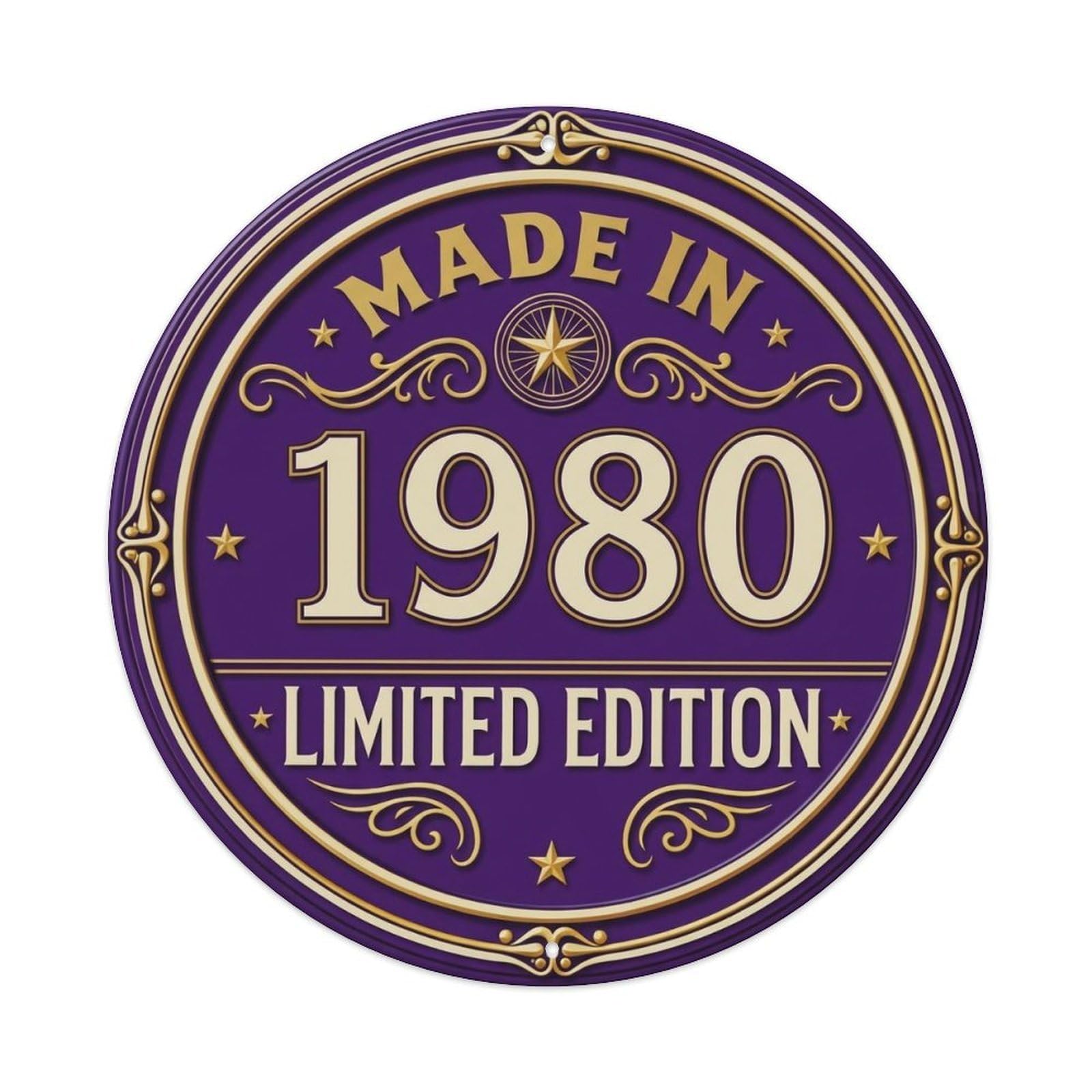 Okahys 8X8inch(20X20cm) Made In 1980 Limited Edition Metal Tin Sign