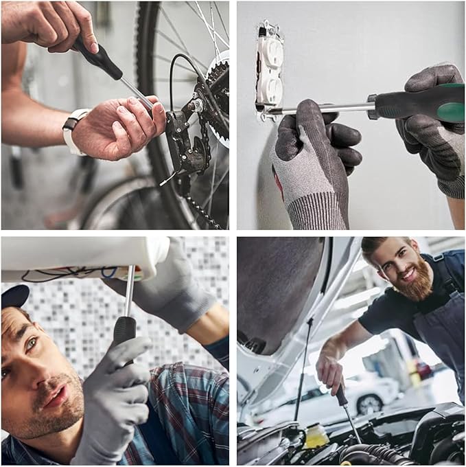 Juego de Herramientas de 198 Piezas, Set de Mecánica, Ideal para Entusiastas del Auto y Reparaciones del Hogar miniatura 4