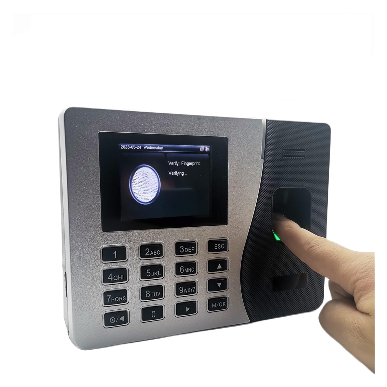 CVFRDD UA200 Tcp/Ip Fingerprint Time And Attendance System SSR Proximity Card Time Clock Employee Control Machine Electronic Device(Russia Menu)