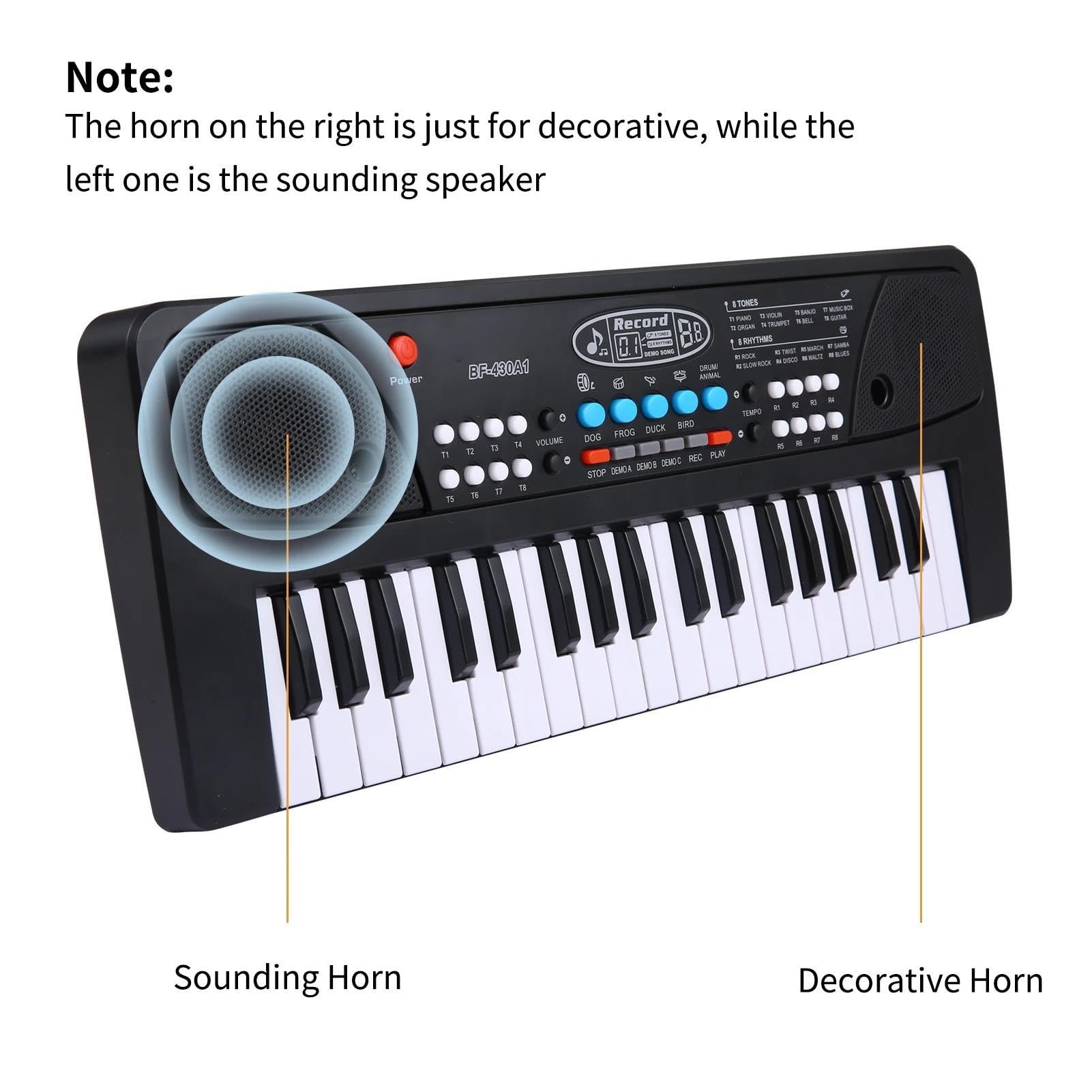 Elektroniczny Instrument Fortepianowy Początkujący 37 Klawiszowy Cyfrowy Elektroniczny Keyboard Wielofunkcyjny Instrument Muzyczny