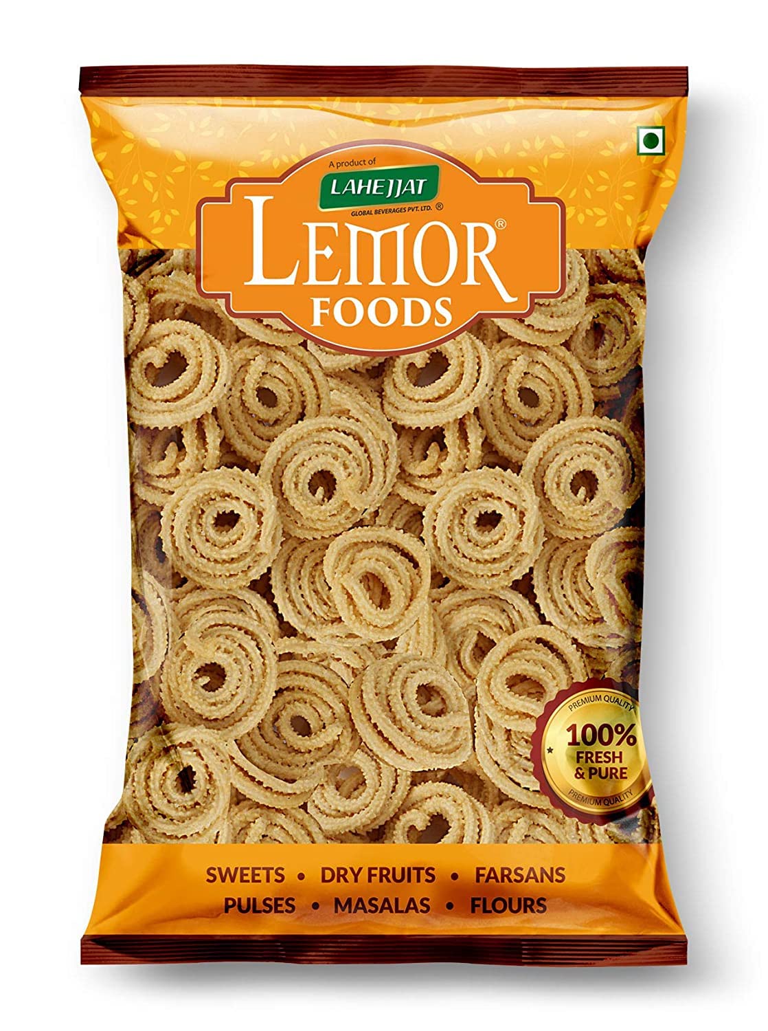 LEMOR Mini Butter Chakli by (100 grams) Namkeen Snacks for foodie Indians (Mini Chakli)
