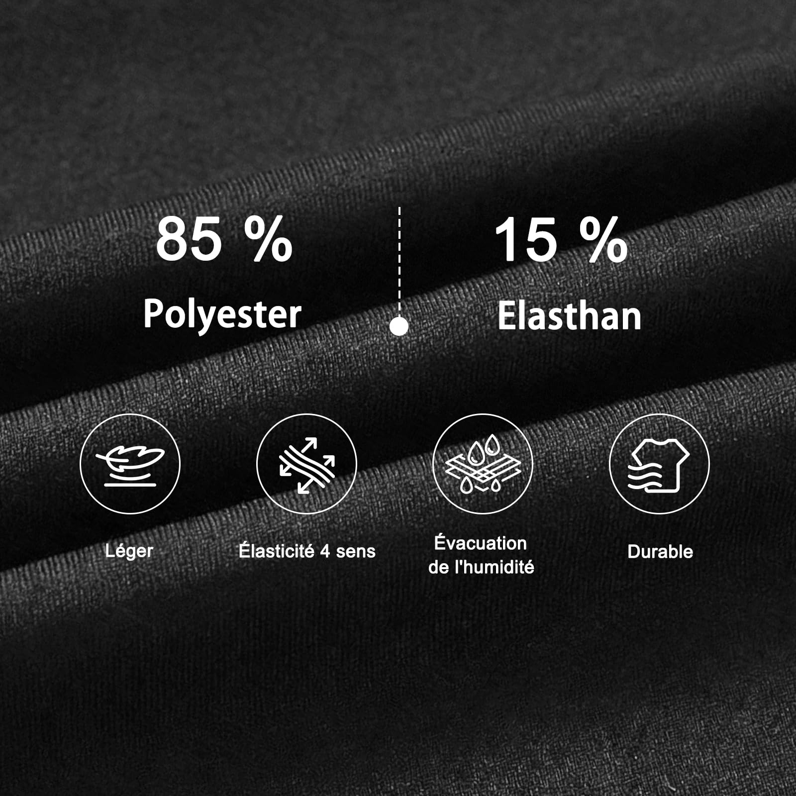 Pantalon de Compression Garçons Séchage Rapide Respirant Collants Leggings Enfants Base Layer Running Léger Élasticité Tights Sports sous-Vêtements Football Basket-Ball