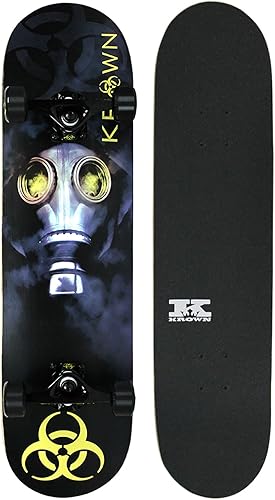 Miniatura 1 de Krown Pro - Patineta completa, calidad de estilo profesional, cubierta de arce de 7 capas, camiones de aluminio, ruedas de uretano, rodamientos de