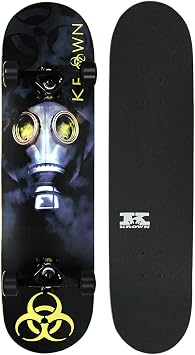 Krown Pro Complete Skateboard - Pro Style Quality - Maple 7-Ply Deck, Aluminum Trucks, Urethane Wheels, Precision Bearings - The Perfect Pro Board