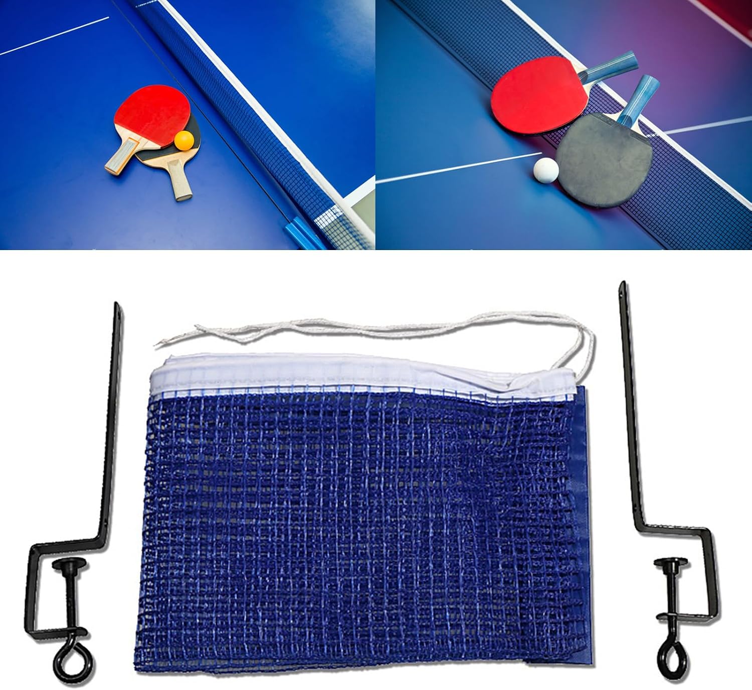 Simple PingPong Net Replacement Practices Table Tennis with Metal Bracket Table Tennis Accessorys Simple Net