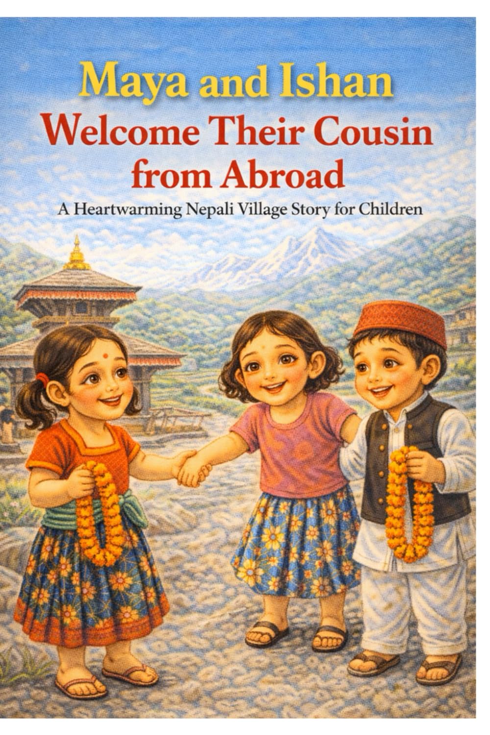 Maya and Ishan Welcome Their Cousin From Abroad: A Heartwarming Nepali Village Story For Children