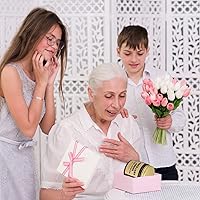 Vista 5 de Oh mira. ¡Está en llamas! Velas de soja perfumadas de lavanda, divertidos regalos únicos para mamá para el día de la madre, Navidad, cumpleaños