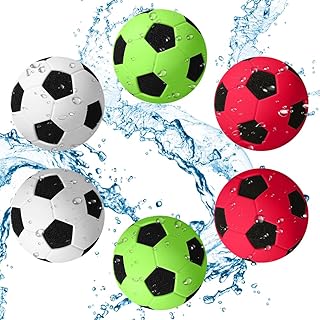 XEERUN Pack of 6 Foam Balls, Sports Soft Balls Set, Soft Football Set Children, Foam Ball Children's Ball, Water Polo for ...