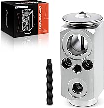 A-Premium A/C Expansion Valve Compatible with Chevrolet Traverse 2009-2012, GMC Acadia 2007-2012, Buick Enclave 2008-2012, Saturn Outlook 2007-2010, 3.6L, Front Side