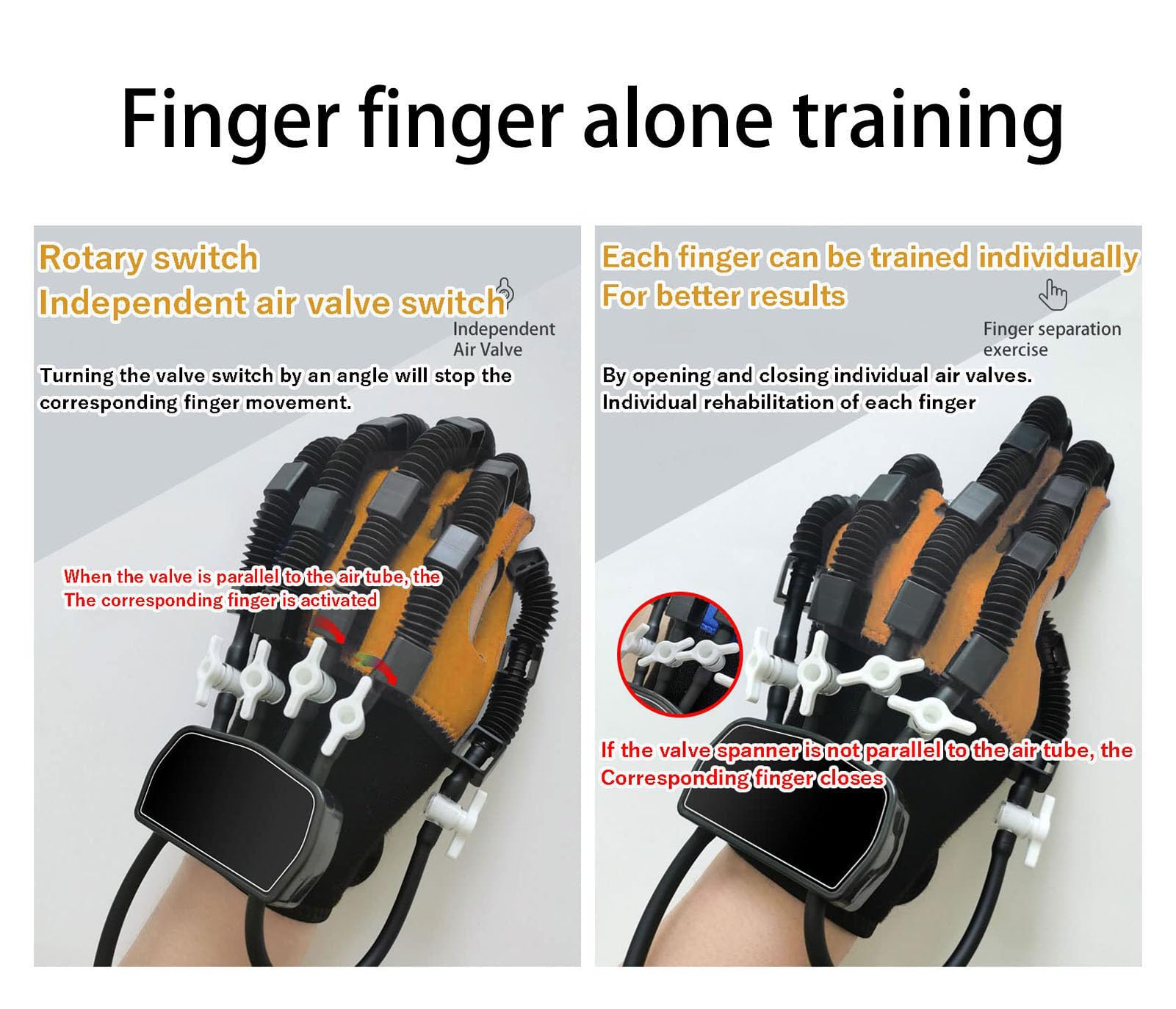 Guantes de robot de rehabilitación para rehabilitación de dedos, ortesis para pacientes con hemiplejia y artritis