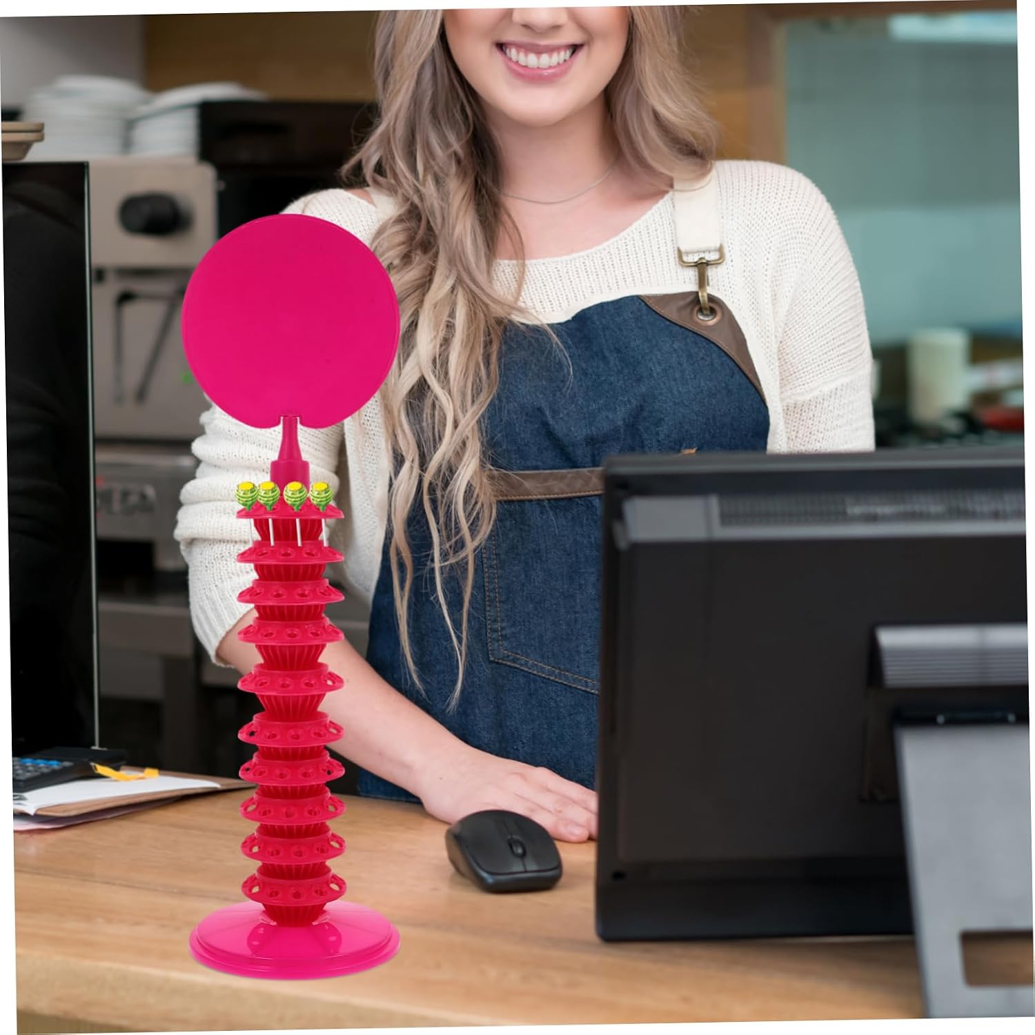 LIFKOME Adjustable Multi Lollipop Display Rack for Parties and Events Convenient Candy Holder Stand and Easy to Use Lollipop Organizer
