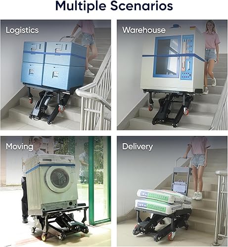 Miniatura 5 de Escalador eléctrico Dolly 551 lbs Self-Balancing Escalera Escalera Camión de mano CT250S