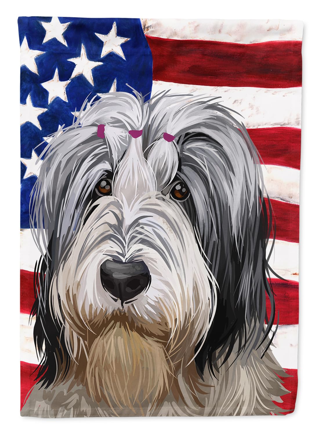 Drapeau de maison Polish Lowland Sheepdog grand format pour jardin et façade
