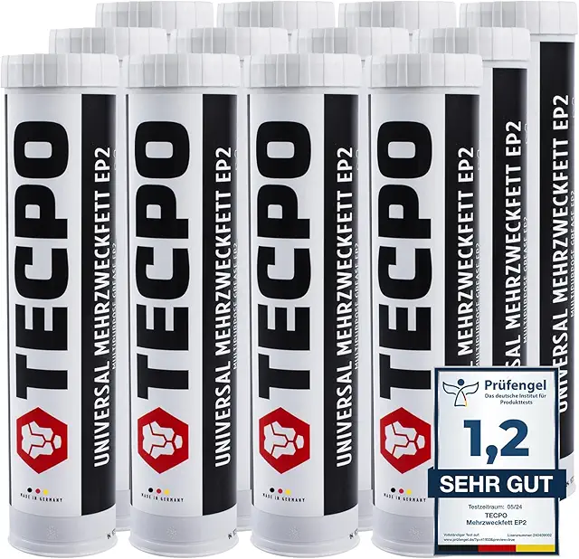 Graisse universelle TECPO EP2 400g - Cartouche lubrifiante auto résistante