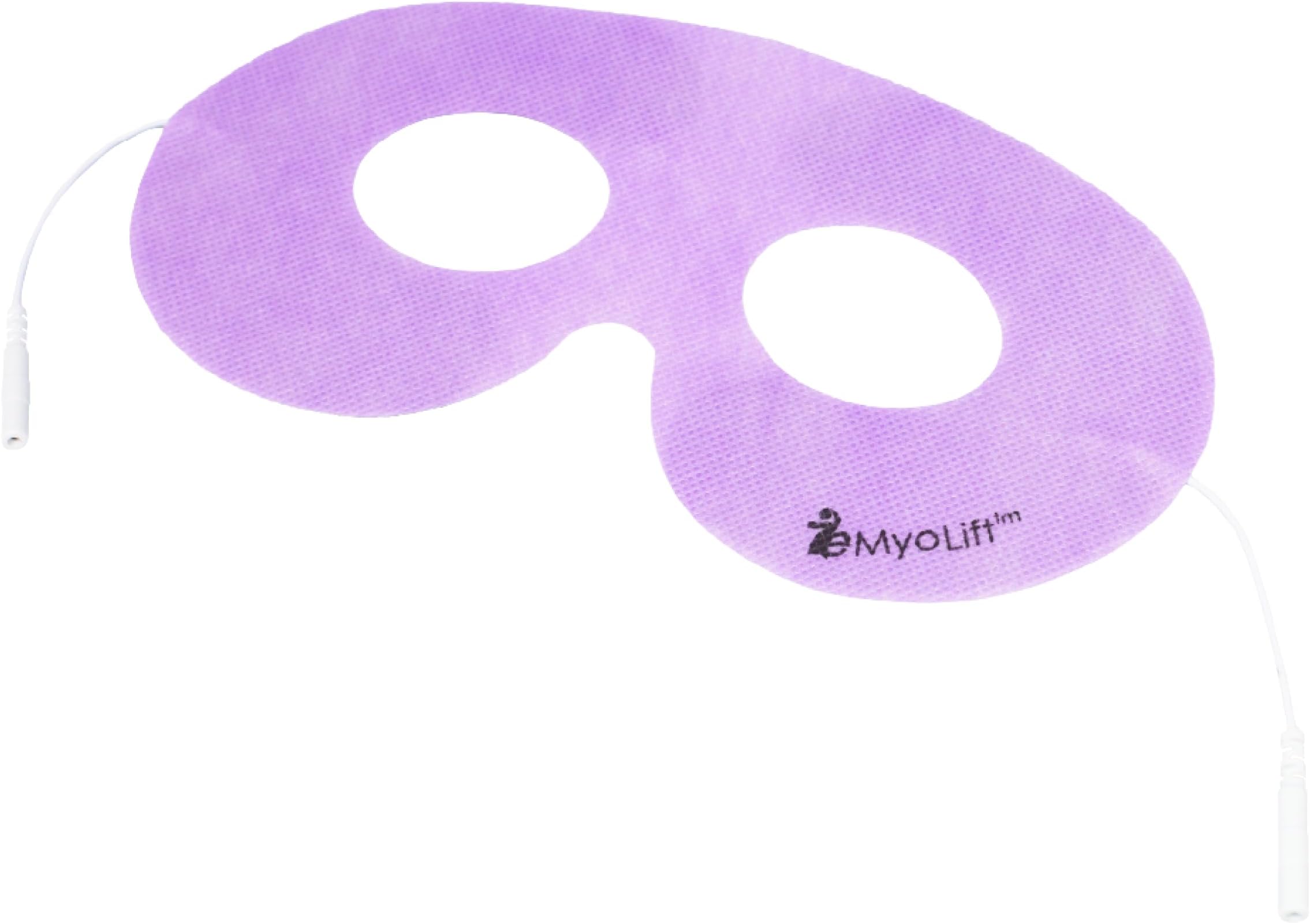 7E Wellness Conductive Eye Mask for Microcurrent Devices | Reusable microcurrent eye mask accessory for hands-free routines around the under-eye and outer-eye area