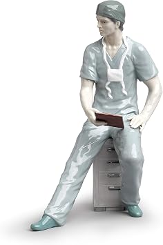 LLADRO Surgeon Figurine. Porcelain Doctor Figure.