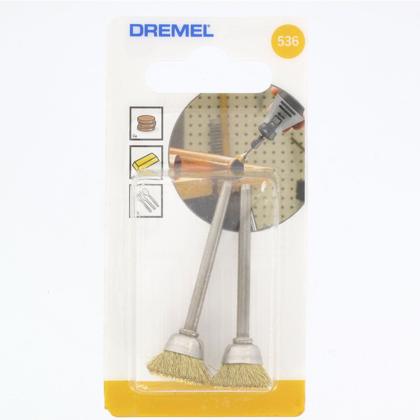 Dremel Messingbürsten Set - 3 Bürsten Zum Entrosten & Reinigen