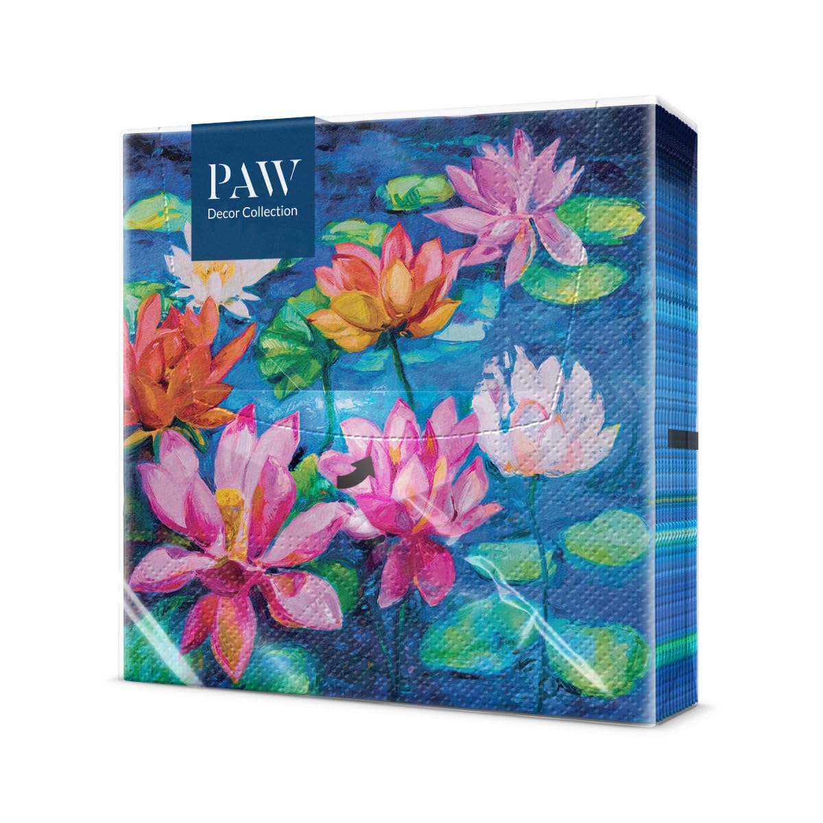 Tovaglioli Di Carta Colorati 33x33cm | 20 Pezzi Motivo Peonia Per Feste E Compleanni