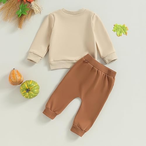 Miniatura 2 de Conjunto de sudadera y pantalones de fantasma de calabaza para bebé niño y niño, ropa de otoño e invierno