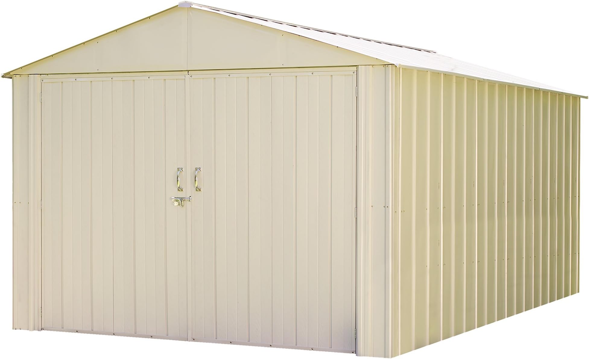 Commander 10 x 15 ft. Steel Storage Building Eggshell