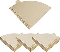 Vista 1 de 300 Count Coffee Filters Cone Coffee Filter No.1 Coffee Filters 1-2 Cups Pour OverCone Natural Paper(Unbleached)