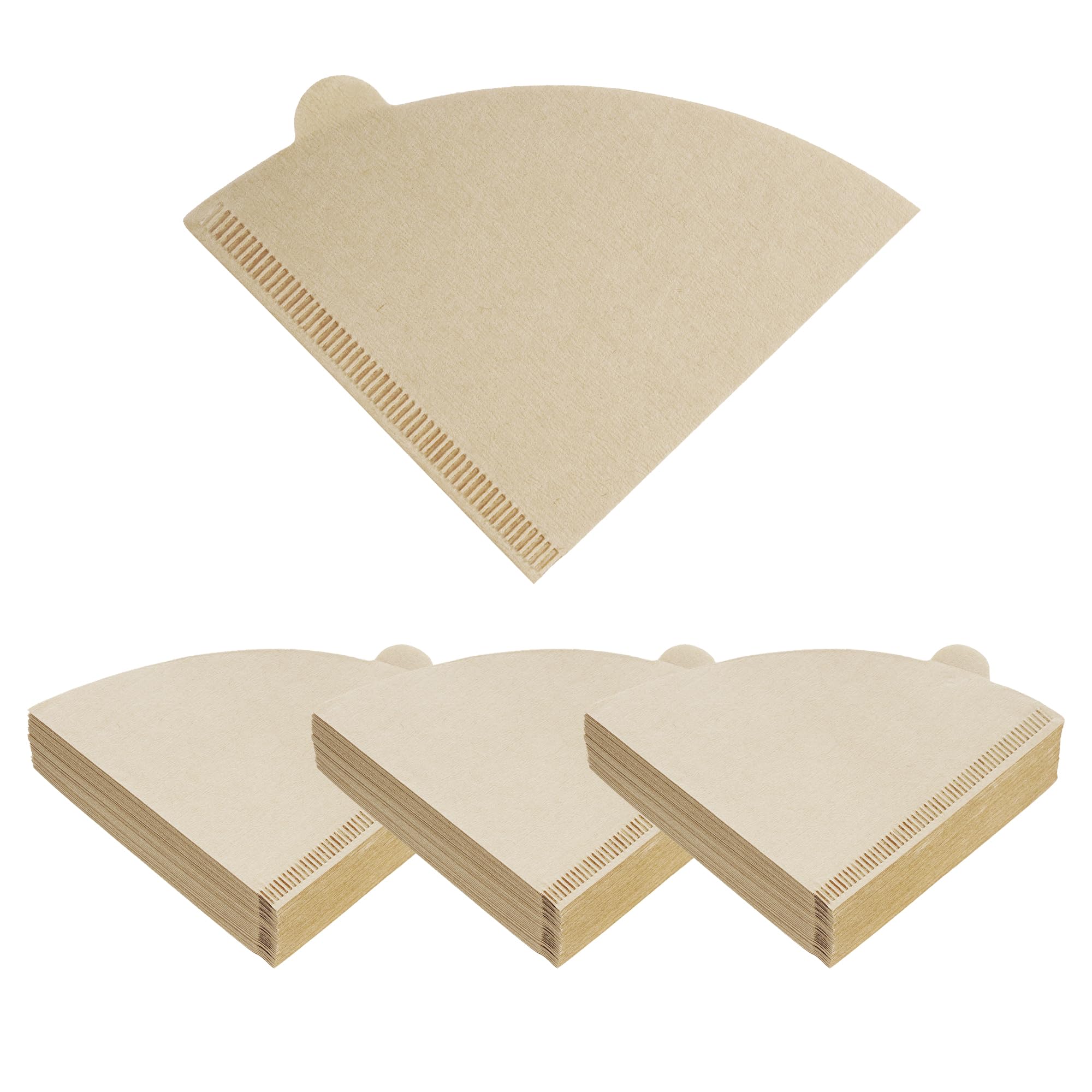 300 Count Coffee Filters Cone Coffee Filter No.1 Coffee Filters 1-2 Cups Pour OverCone Natural Paper(Unbleached)