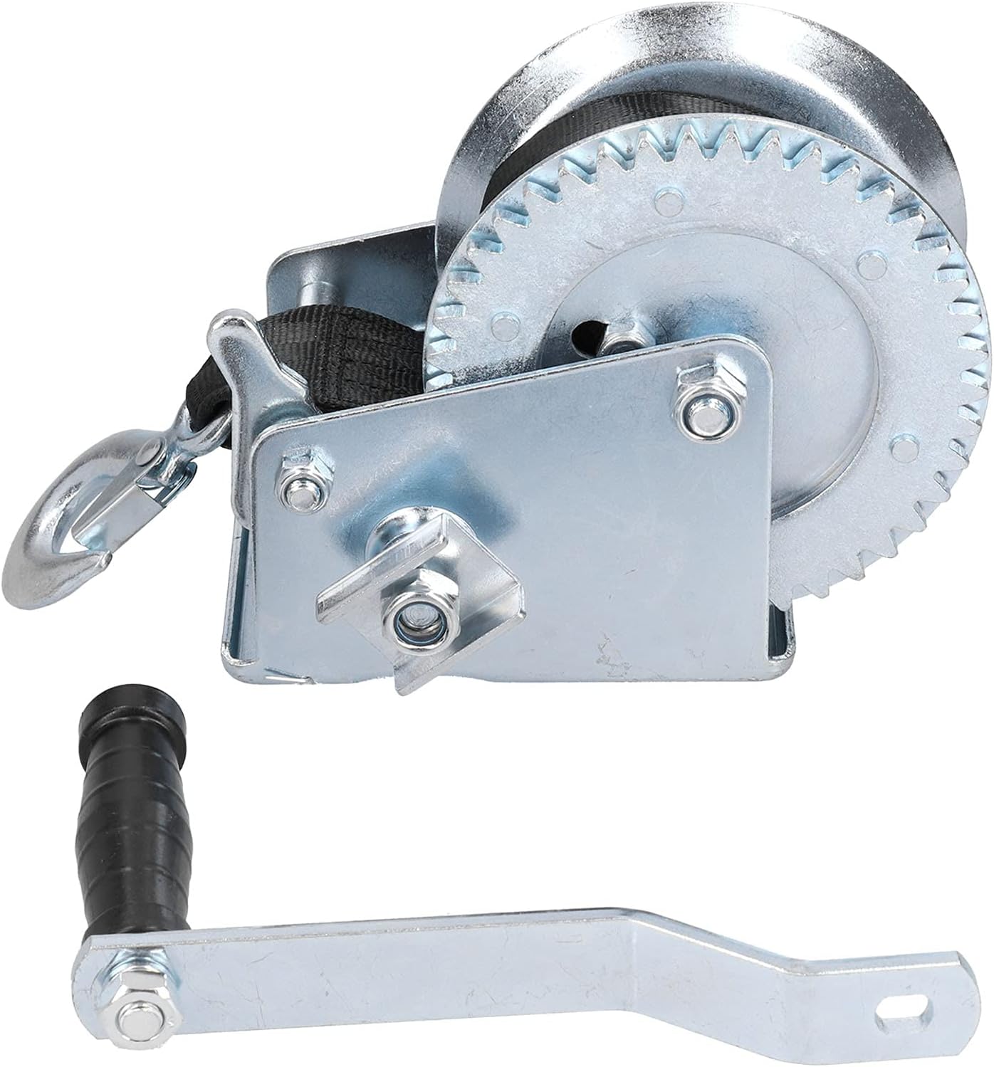 1200LBS Heavy Duty Winch Hand Crank Cable Gear for Boat Trailer