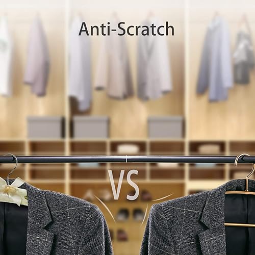 Miniatura 2 de Perchas acolchadas para suéteres, perchas acolchadas para abrigos, colgador de espuma, fundas de lona de satén antideslizantes para adultos, bodas,