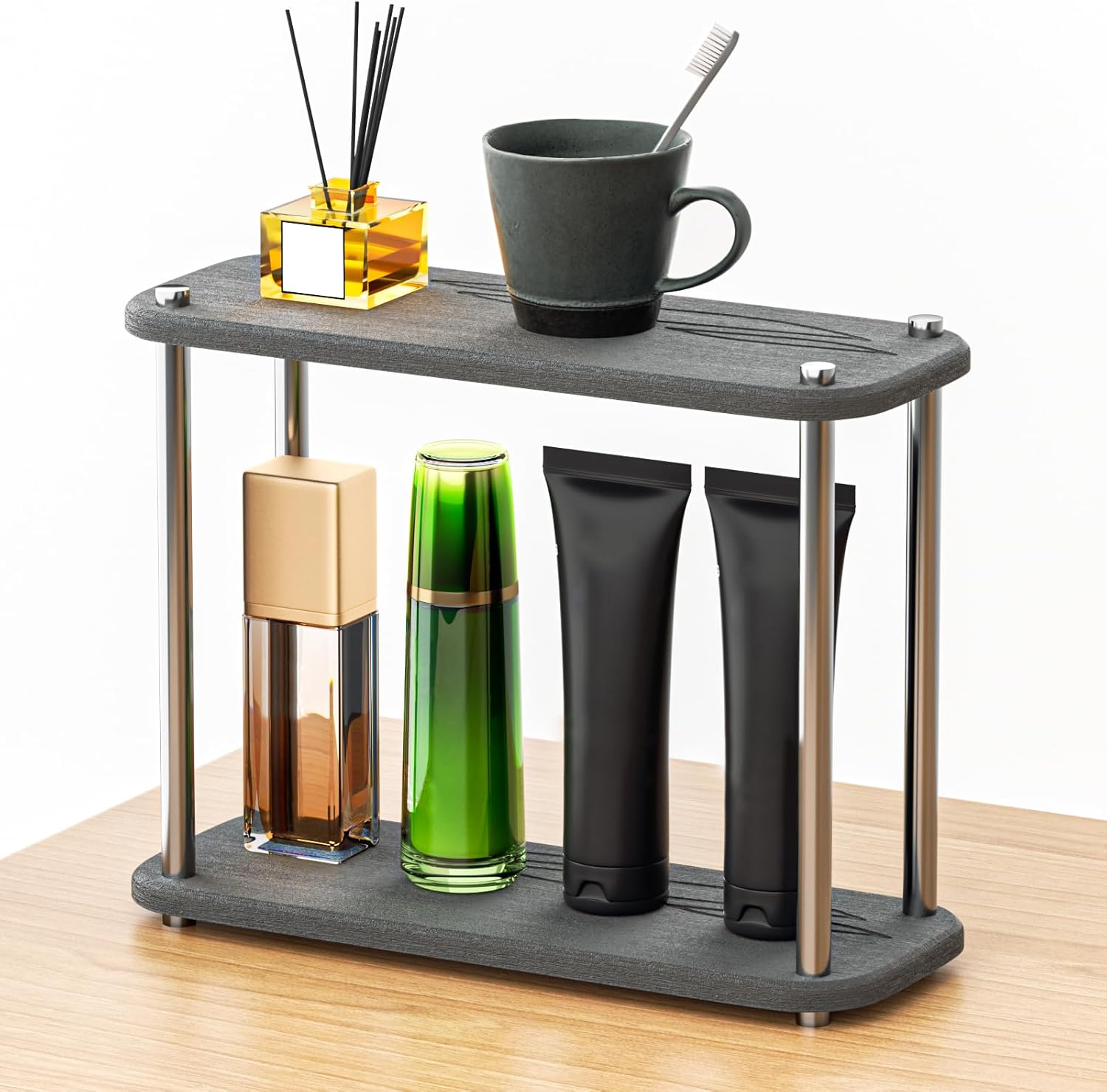 Amazon.com: Suewidfay Bathroom Sink Caddy Tidy Organizer, Instant Quick ...