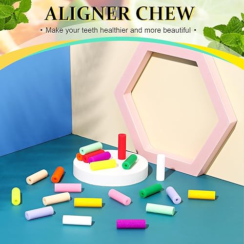 Miniatura 5 de Konohan 110 piezas de Aligner Chew Ortodoncia Masticable para Alineador Bandeja Asientos de Silicona Chompers Dentales Accesorios Dentales Invisible